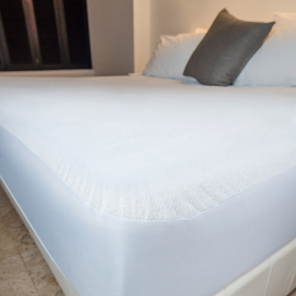 Cubre Colchón Hotelero Terry Tipo Toalla